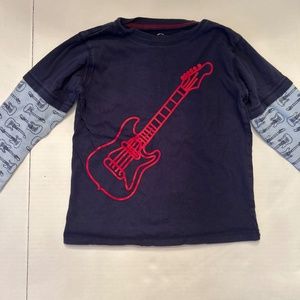 Boys 5T guitar shirt